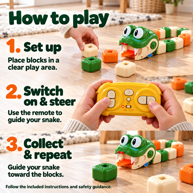 Play guide for the snake toy